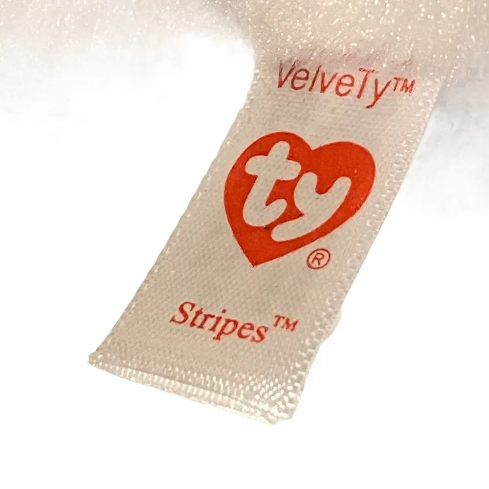 TY Stripes Velvety White‎ Zebra Plus Toy